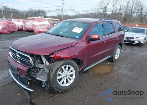 2020 Dodge Durango Sxt Plus Awd z USA, uszkodzony, nr VIN 1C4RDJAG2LC249318